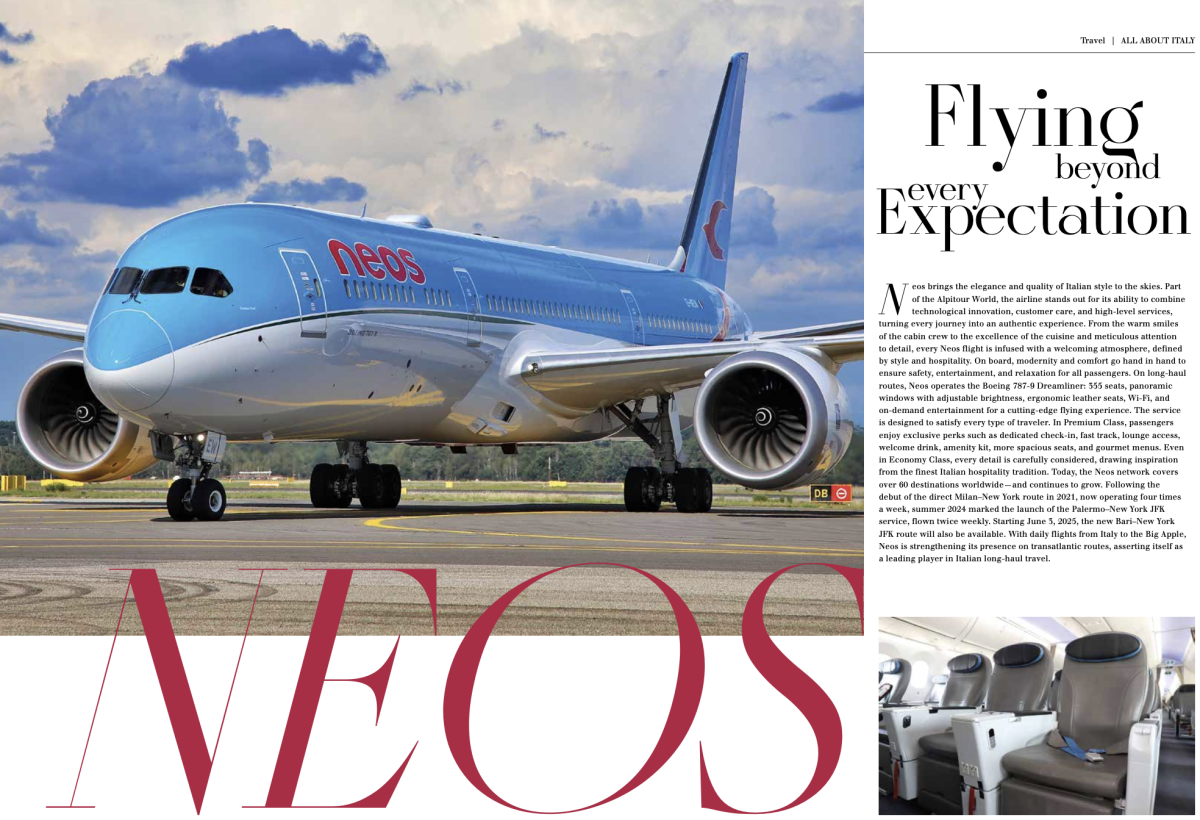 Neos: Italian elegance takes flight